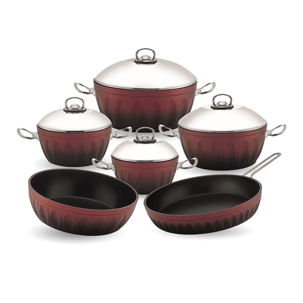 10 قطع لوتس سافلون طقم تيفال