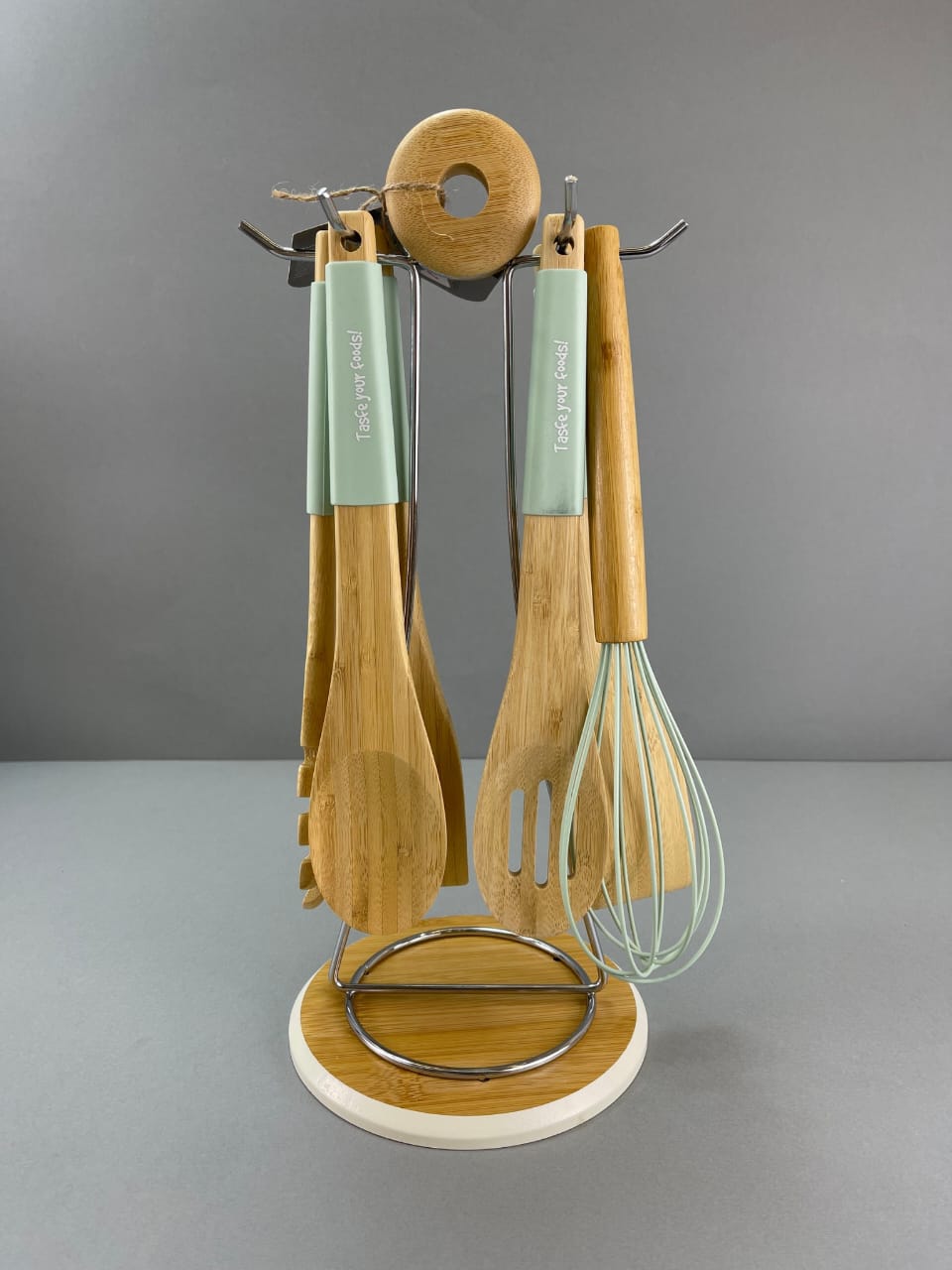 Sweet Home طقم توزيع بحامل خشب